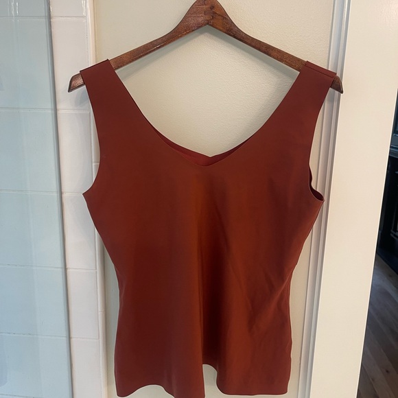 Knix LuxeLift Scoop Neck Tank size XXL reddish brown - Picture 3 of 8